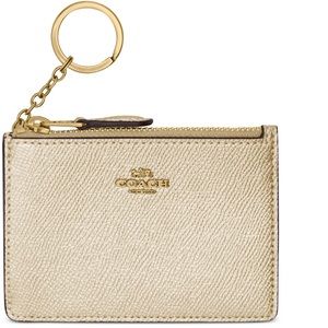 COACH | Mini Metallic Leather ID Case